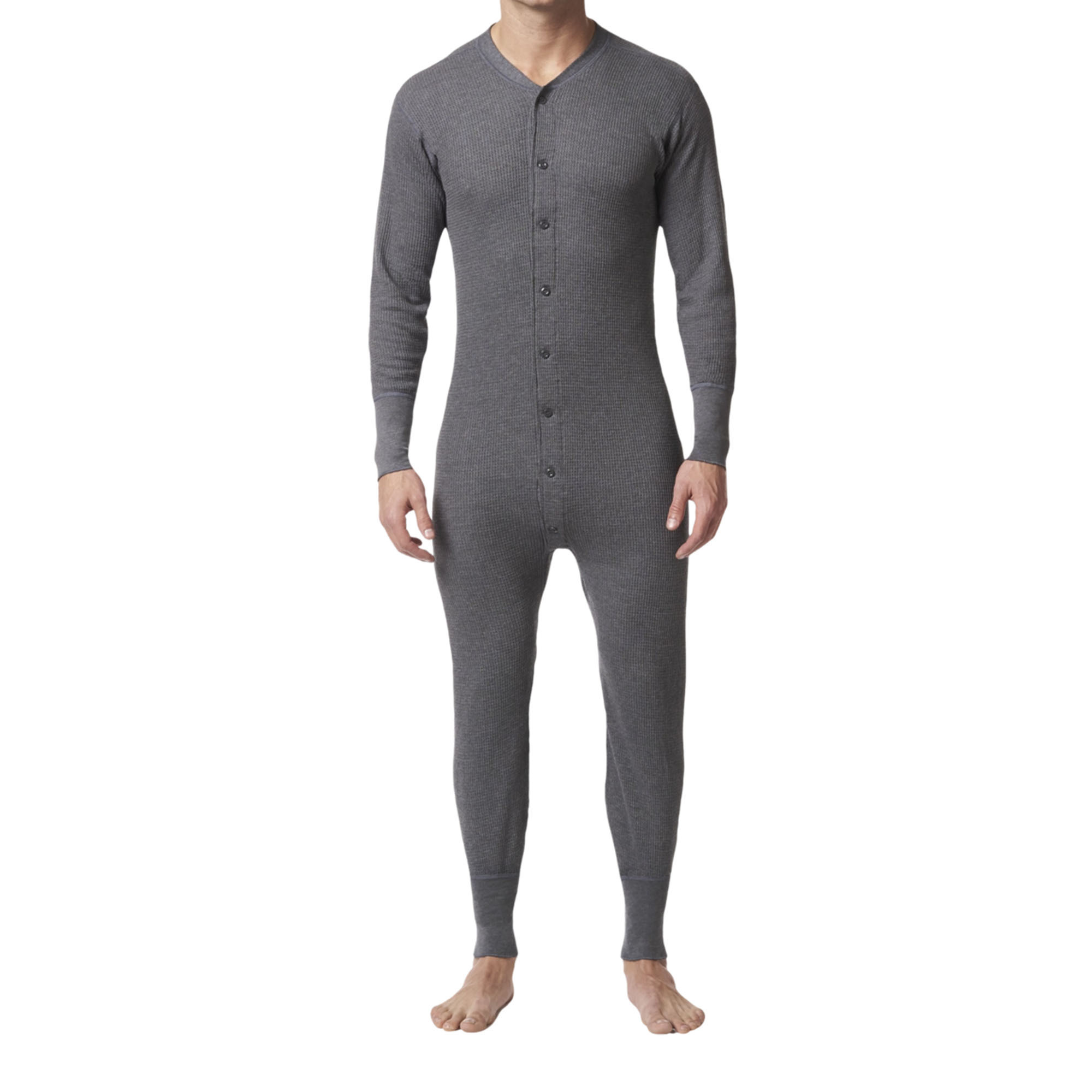 Stanfield's, Men's Thermal Waffle Knit Long Sleeve Combination, Size L